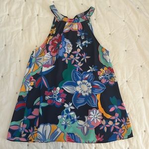 Halogen size XS flowy floral summer top